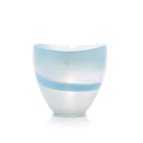 Murano; Opalesque ovoid bowl