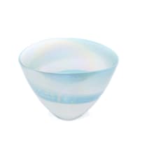 Murano; Opalesque ovoid bowl