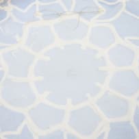 Christina Bryer; Blue and white pattern plate