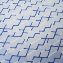 Christina Bryer; Blue and white pattern plate