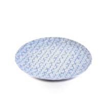 Christina Bryer; Blue and white pattern plate