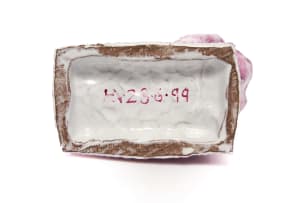 Hylton Nel; Seated nude in purple