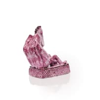 Hylton Nel; Seated nude in purple