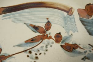 Tim Morris; Large bowl with linear and plant motif