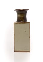 Tim Morris; Rectangular bottle with circle and plant motif