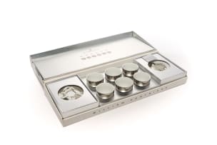 William Kentridge; Illy Cappuccino Cups and Saucers, six