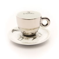 William Kentridge; Illy Cappuccino Cups and Saucers, six