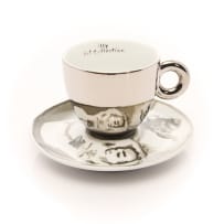 William Kentridge; Illy Cappuccino Cups and Saucers, six