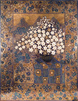 Esias Bosch; Bowl of Flowers in a Landscape