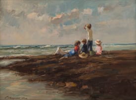 Christiaan Nice; Children by the Beach