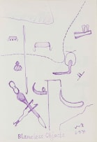 Walter Battiss; Nameless Objects; Harmless Objects; Blameless Objects; Innocent Objects, four