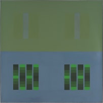 Kevin Atkinson; Abstract Shapes with Green