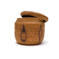 Unrecorded artist, Barotse People; Lidded basket
