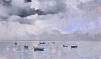 Errol Boyley; Flat Waters in the Bay