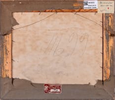 Maggie Laubser; Landscape with Figure