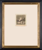 Clément Sénèque; Cape Dutch Buildings with Figures; Ship at the Docks, An Old Fashioned Garden; Rhodes Memorial, four