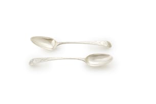 A near pair of William IV teaspoons, William Southey, London, 1835