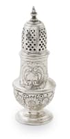 A George II silver caster, James Wilks, London, 1750