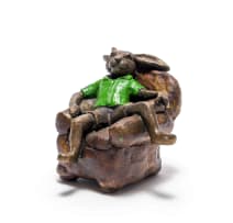 Carol Cauldwell; Rabbit in an Armchair