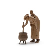 Julius Mfethe; Mother and Child with Cooking Pot