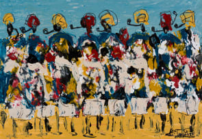 Solly (Solomon) Sekhaolelo; Group of Women with Pipes