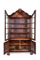 Cape Baroque stinkwood and yellowwood display cabinet, 18th century