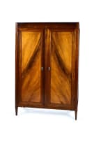 Cape Neo-classical stinkwood and beefwood inlaid and silver-mounted cupboard, late 18th century