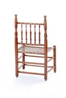 Cape fruitwood tolletjie chair, 18th century