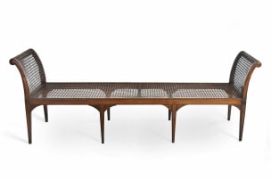 Cape stinkwood and caned daybed, 19th century