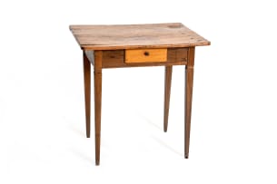 Cape Neo-classical yellowwood and stinkwood side table, 19th century