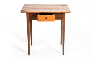 Cape Neo-classical yellowwood and stinkwood side table, 19th century