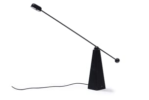 Ron Rezek; 'Orbis' powder coated steel and aluminum table lamp for Bieffeplast, Italy