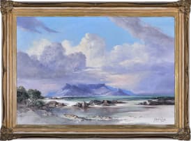 Gabriel de Jongh; View of Table Mountain