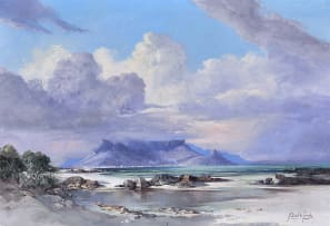 Gabriel de Jongh; View of Table Mountain