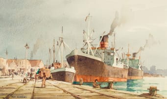 Nils Andersen; Ships in Dock