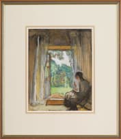 George Clausen; Through the Door