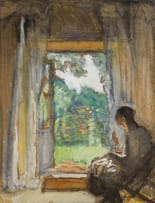 George Clausen; Through the Door