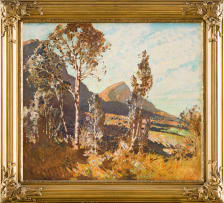 Robert Gwelo Goodman; Cape Landscape with Devil's Peak in the Distance