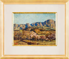 Robert Gwelo Goodman; Grassy Landscape with Mountain