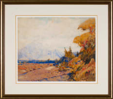 Robert Gwelo Goodman; Montagu Landscape with Mountains in the Distance