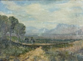 Edward Roworth; Landscape near Paarl