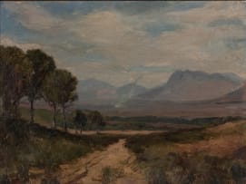 Edward Roworth; Landscape near Paarl