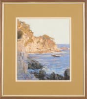 Roger Inman; Seascape with Rocks