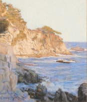 Roger Inman; Seascape with Rocks