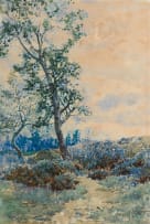 James Smith Morland; Landscape with Trees