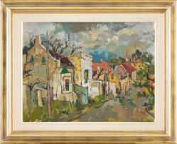 Gregoire Boonzaier; Cape Street Scene