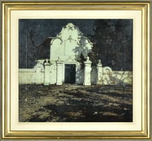 Robert Gwelo Goodman; Tulbagh Church by Moonlight