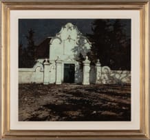 Robert Gwelo Goodman; Tulbagh Church by Moonlight