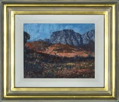 Robert Gwelo Goodman; Cape Landscape with Mountains in the Distance