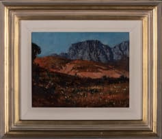 Robert Gwelo Goodman; Cape Landscape with Mountains in the Distance